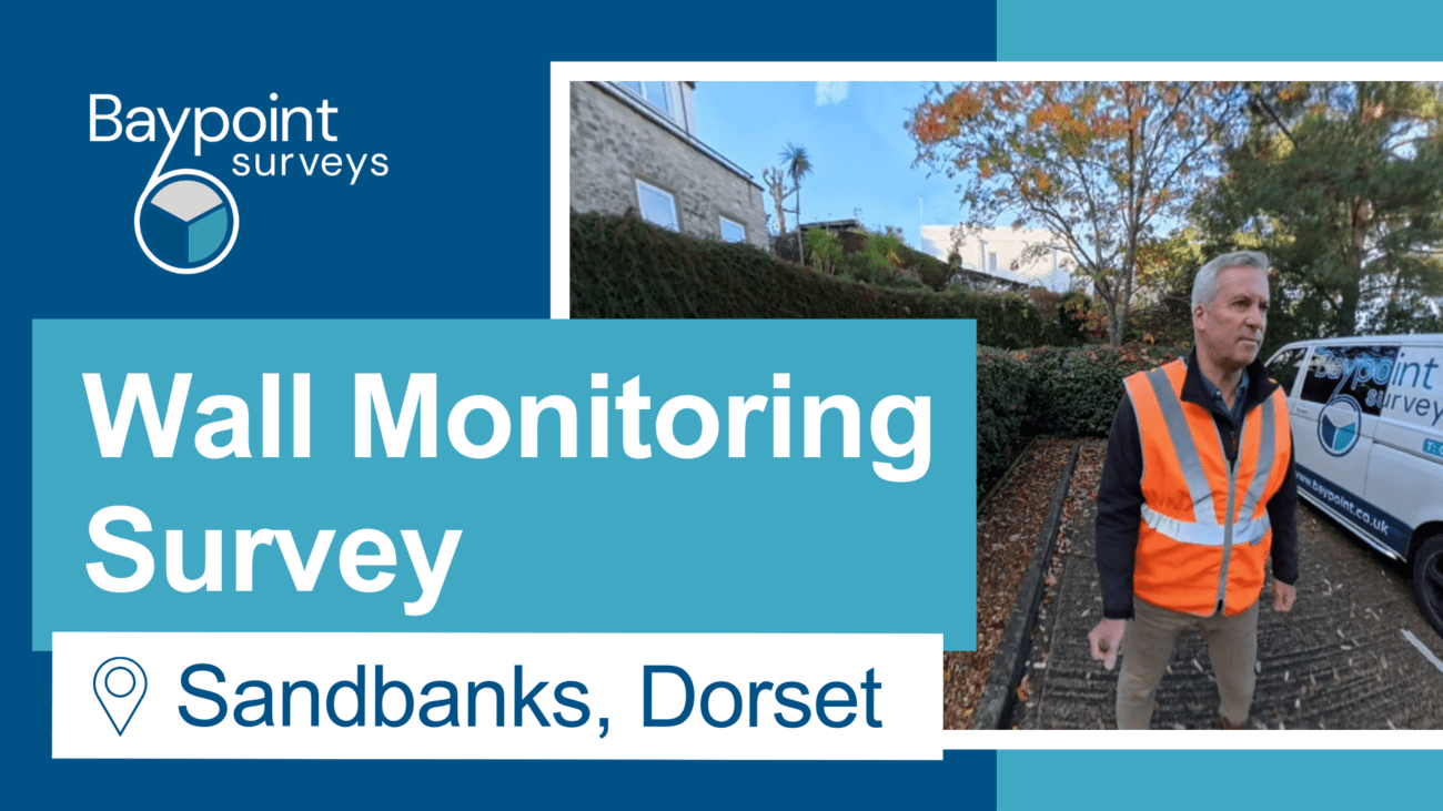Wall Monitoring Survey Project at Sandbanks, Dorset